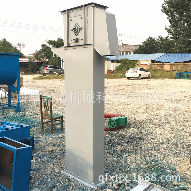 垂直链条式上料机 珍珠岩钢斗式提升机  锅炉添煤送料机厂家