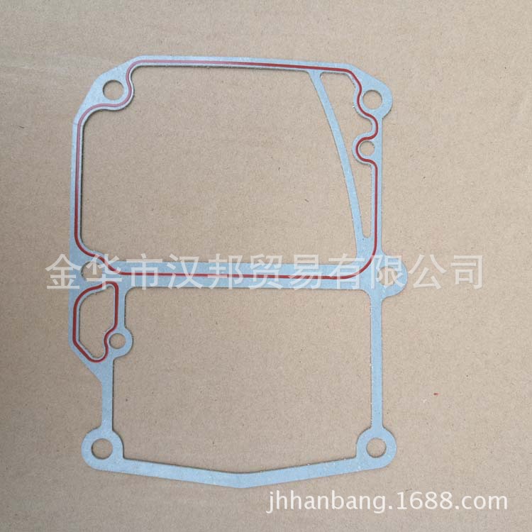 雅马哈派尼尔双马汉邦2冲9.9/15/18匹船外机气缸底座垫片底座垫片
