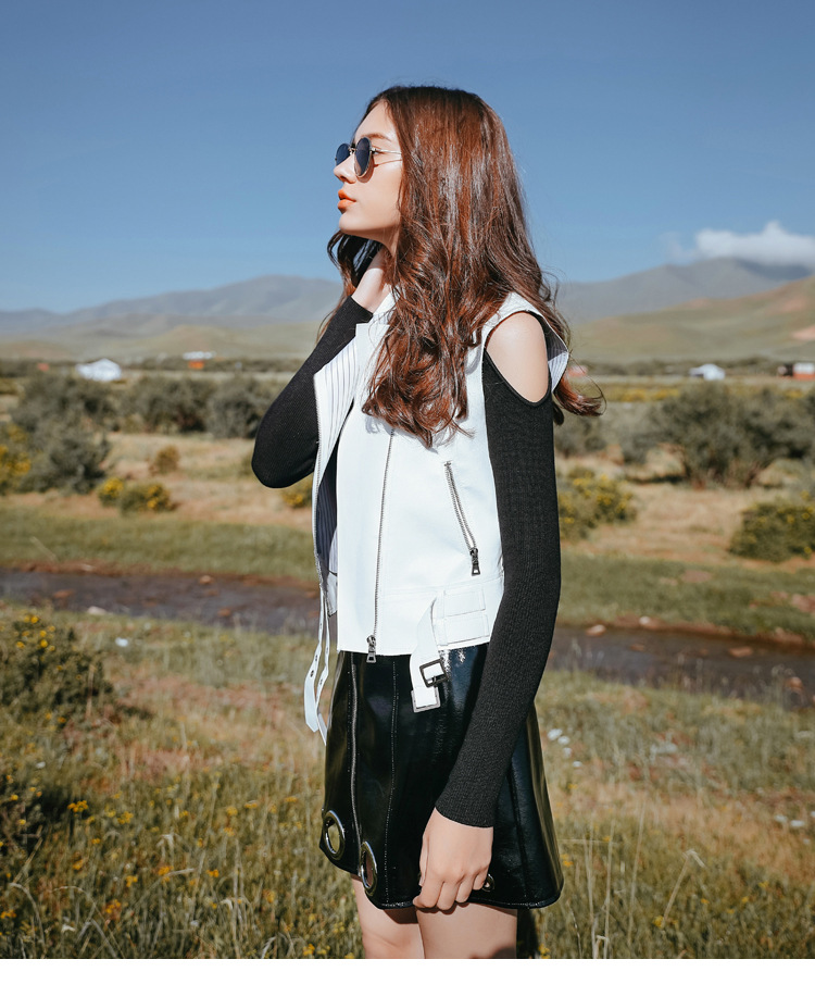 Gilet femme MOFFI en Cuir composite - Ref 3316382 Image 13