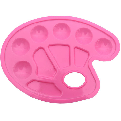 Cross-border children's painting plastic color palette, nail art foot color plate DIY doodle paint box