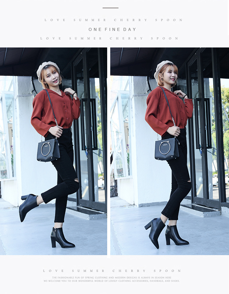 Bottes femme en PU artificiel - Ref 3355529 Image 12