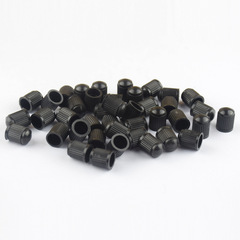 Car bicycle tire black plastic valve cap dust cover dust cap