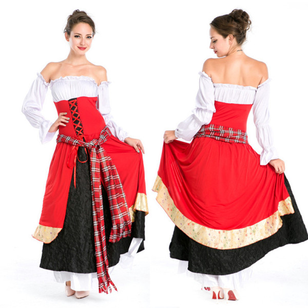 European and American game uniform medieval palace Princess Costume role playing lady stage costume