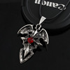 Brand retro fashionable necklace hip-hop style, pendant suitable for men and women, accessories, European style