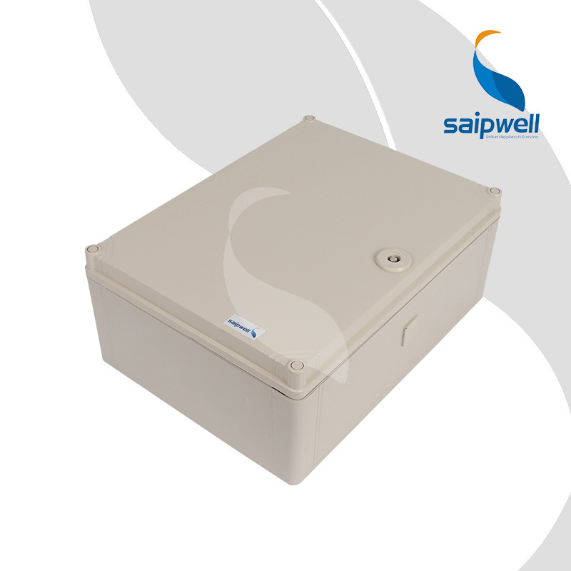 saipwell 塑料防水箱 锁具带钥匙固定方式 400*300*165牛棚环控箱