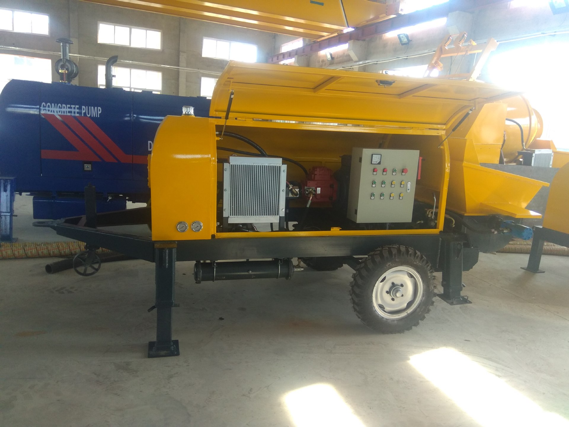 混凝土泵 打桩用混泥土输送泵 打100米高的地泵 建筑工地砼输送