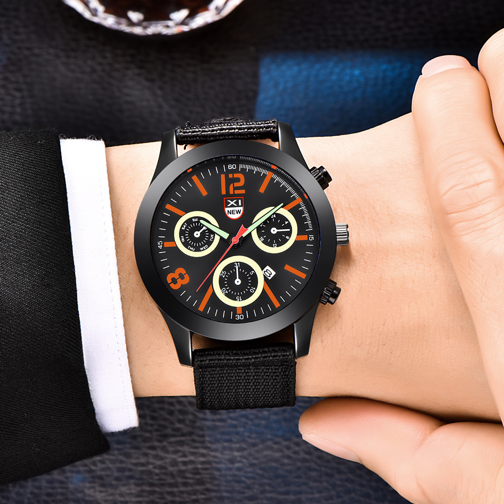 Aliexpress New Watch Men's Calendar Quartz Watch Student Sports Fashion Male Performance Goods Special Offer One Generation