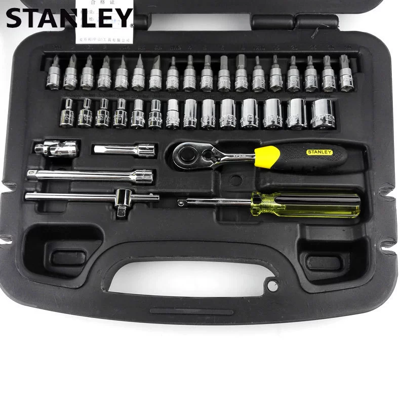 Набор серии Stanley 38 6.3 мм, группа ключей sleeve spine, набор для ремонта авто 94-184-22