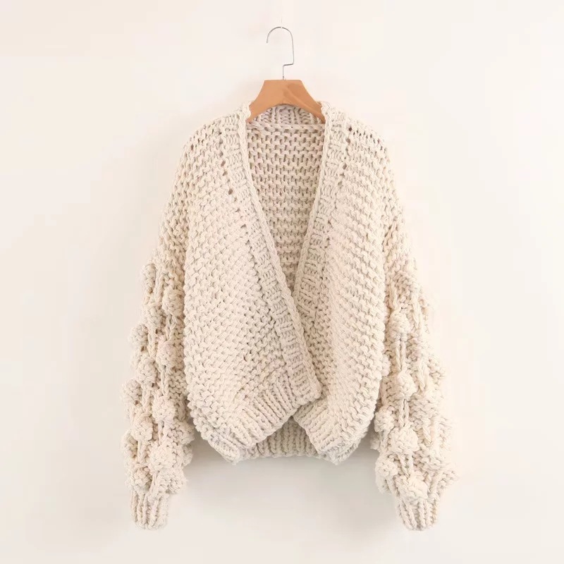 autumn and winter new thick wool handmade sweater  NSAC21749