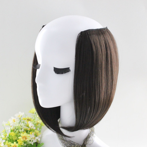 Thickened inner hair extension piece, fake bangs, wig piece, realistic wig piece, bangs