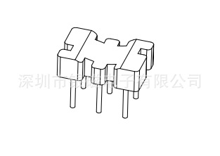 7X10.9  3+3PIN底坐YC-B-034磁环底坐、电感线圈底坐