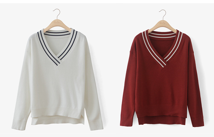 v领毛衣_07