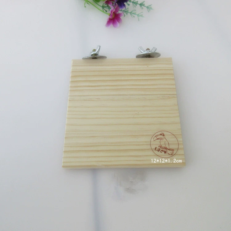 Маленький питомец квадратный трамплин попугай Тоторо хомяк клетка универсальный трамплин Тоторо хомяк Педальная платформа 12*12 см