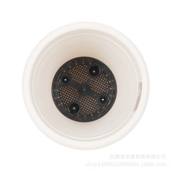 愛麗思FIRENZE桶式凸紋盆 加厚樹脂塑料圓形盆陽台綠植花盆栽新