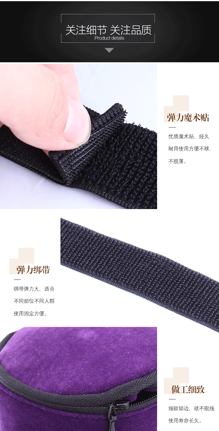 Single-Panel Copper Moxibustion Box with Fleece Cloth Cover Warm Moxa Therapy Device for Body Wellness and Massage in use