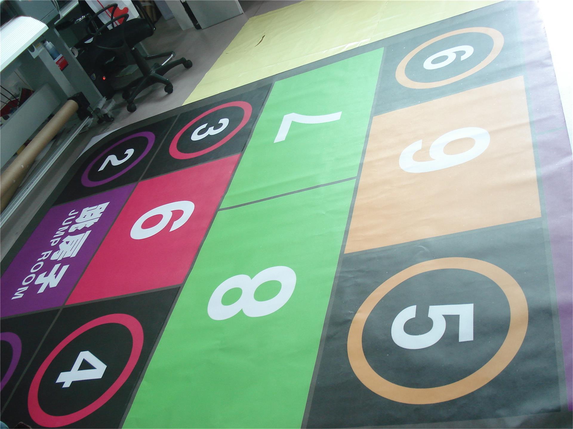 户外写真 耐磨地贴防滑耐磨地贴 车贴 地贴 喷绘写真pvc耐磨地贴