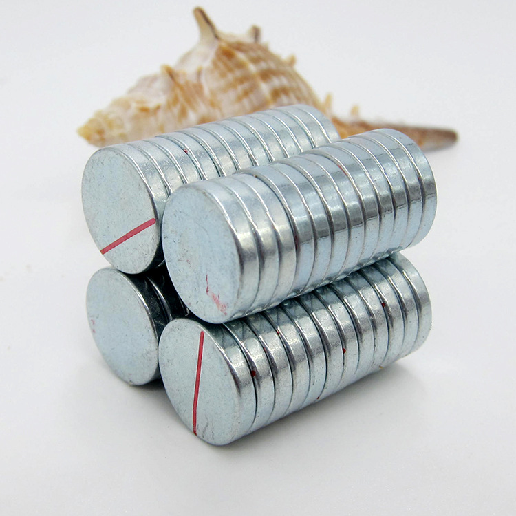 磁铁厂家订做钕铁硼强力圆形磁铁 强磁磁铁片 方形磁铁12x2