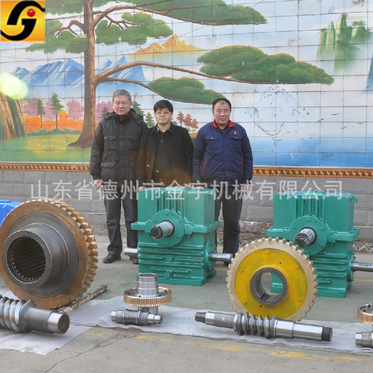 德州金宇减速机提供质优价廉立式二次包络蜗轮蜗杆副减速机
