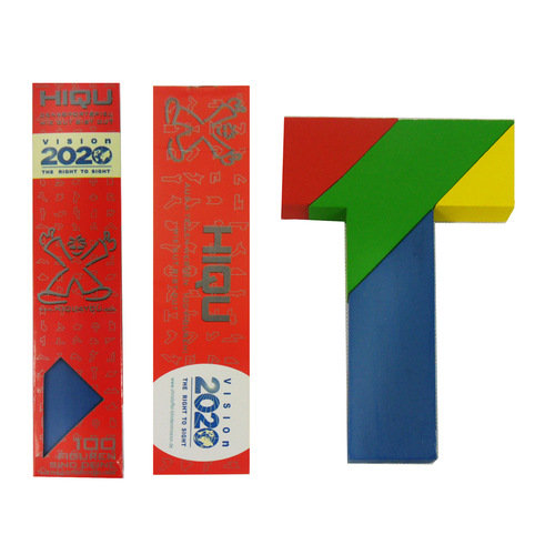 Transformable T-Puzzle Four-Block Puzzles Tangram Wooden Classical Brain Teaser Student Educational Teaching Toy