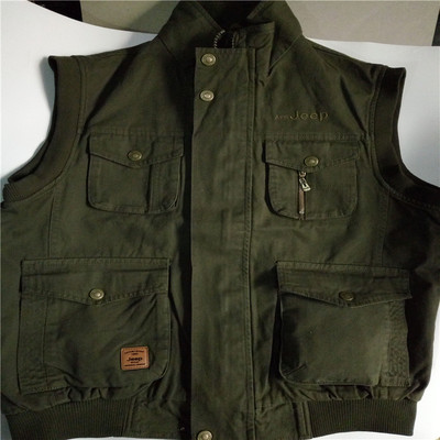 Manufactor supply Outdoor sports Foreign military Twill Cotton Recreational fishing Vest Multiple pockets outdoors Community activity