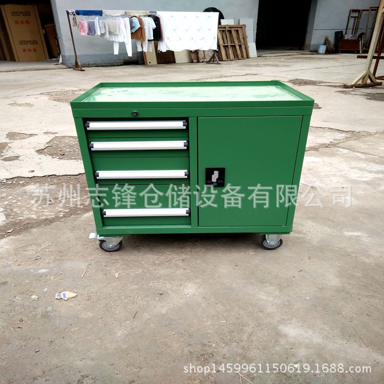 车间移动抽屉式汽保维修工具车重型加厚工具柜五金刀具车厂家