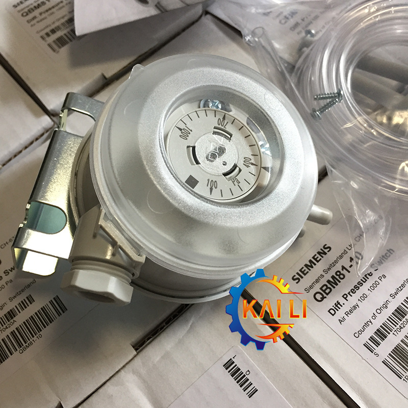 Siemens differential pressure thermostat QBM81-3 100325876 differential pressure switch 20-300 Pa
