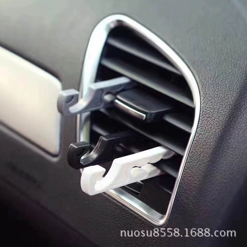 Автомобильный кронштейн для выпуска воздуха Автомобильный воздуховод для хранения ключей Очки Крюк Автомобильная навигация Кронштейн для мобильного телефона