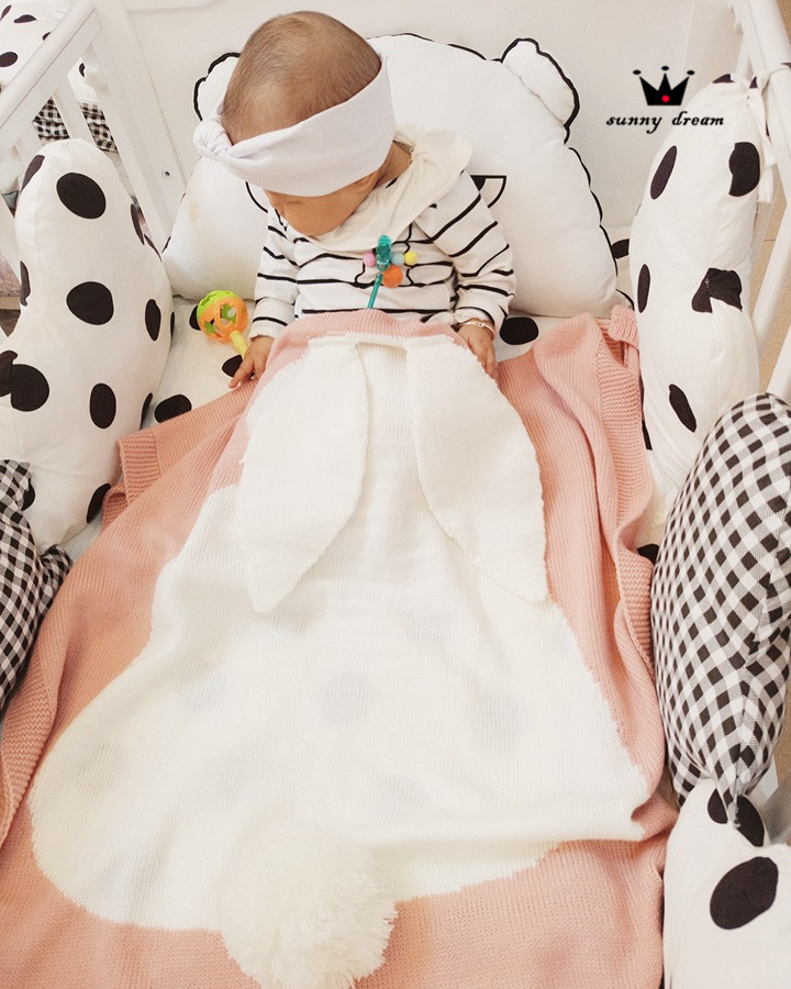 兔子毛线空调毯 (16)