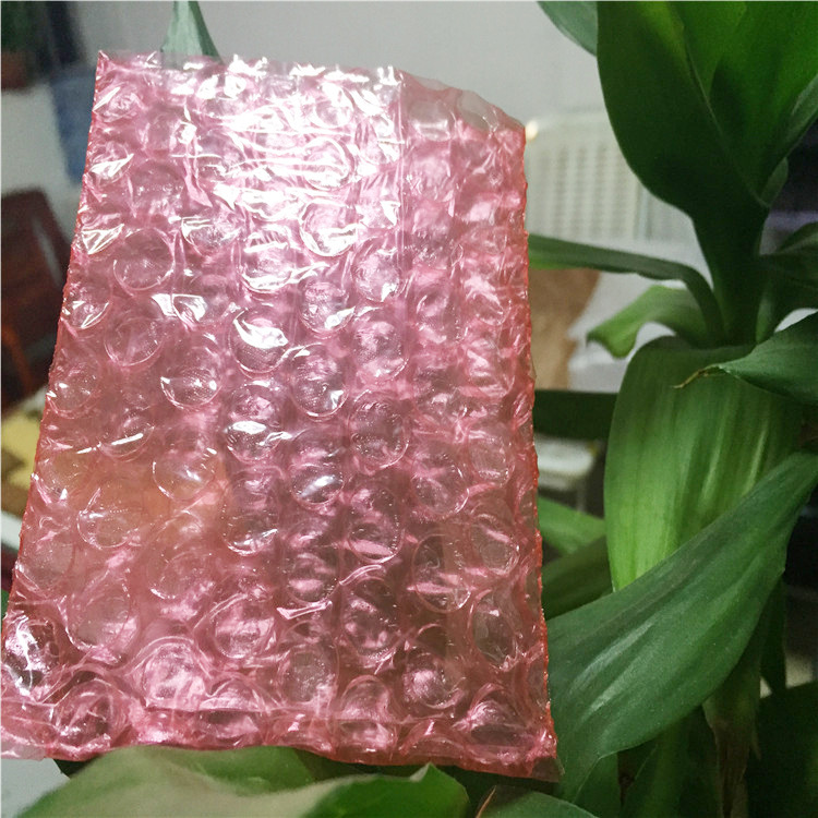 深圳红色气泡袋厂家 全新料红双气泡袋定做 宝安防静电气泡袋现货