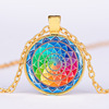 Fashionable pendant, accessory, wish, with gem, European style, wholesale