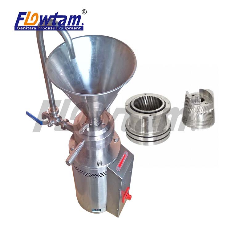 弗鲁特304不锈钢卫生级 316立式胶体磨 谷物米糊研磨  颜料研磨机