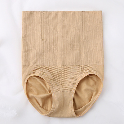 高腰产后无缝收腹内裤收腹裤无痕收胃提臀塑身美体裤女士塑身裤|ru