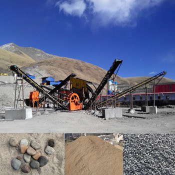 新型石子石料生产线 河卵石制砂机 鄂破锤破大型生产线