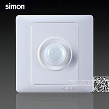 simon/西蒙 人体感应开关(四线带消防,零线,全负载)45E305