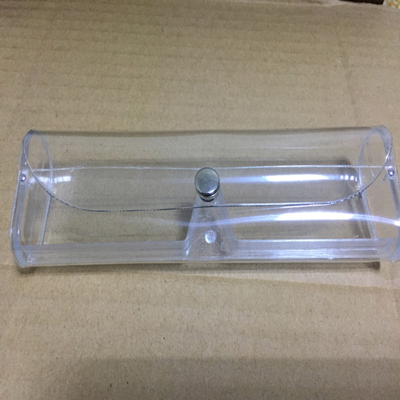 Plastic glasses case transparent glasses case presbyopic glasses case stall glasses case cheap glasses case myopia glasses case