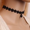 Retro velvet lace choker, chain for key bag , necklace, sweater, European style, punk style