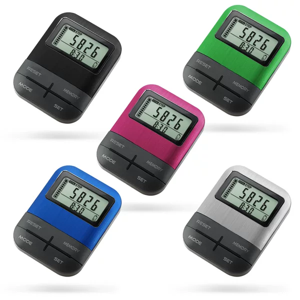 3D pedometer with backlight USB rechargeable transmission sports data creative health gift factory direct sales