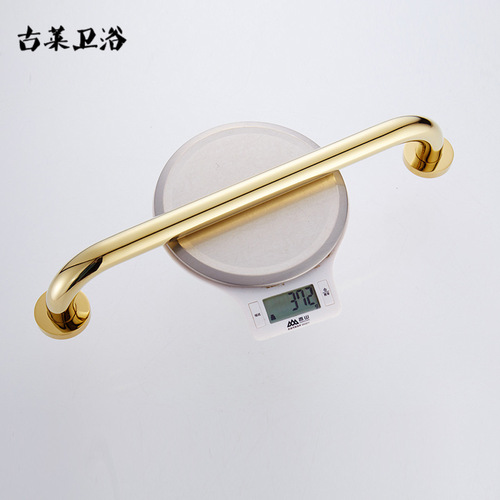 All-copper bathroom handrails, bathroom antique bathtub handrails, safety gold anti-slip handrails for the disabled, elderly people