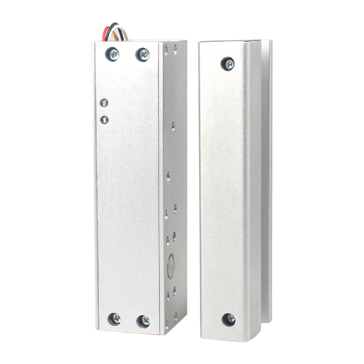 上下无框电插锁 玻璃门锁 磁吸锁 两线常温电插锁 电插锁门禁