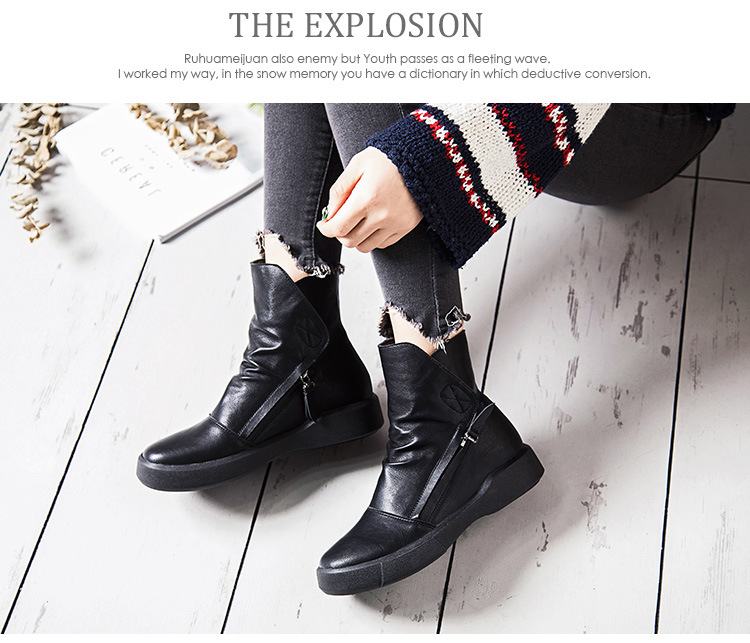 Bottes femme en PU artificiel - Ref 3355246 Image 15