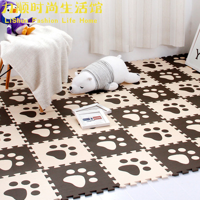 泡沫地垫30x30 小号卡通拼图家用卧室地毯 大学生宿舍铺地板批发