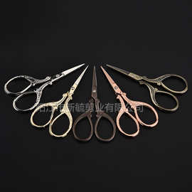 工厂直批轻奢小凤剪多功能工艺剪办公室剪不锈钢剪复古迷你手工