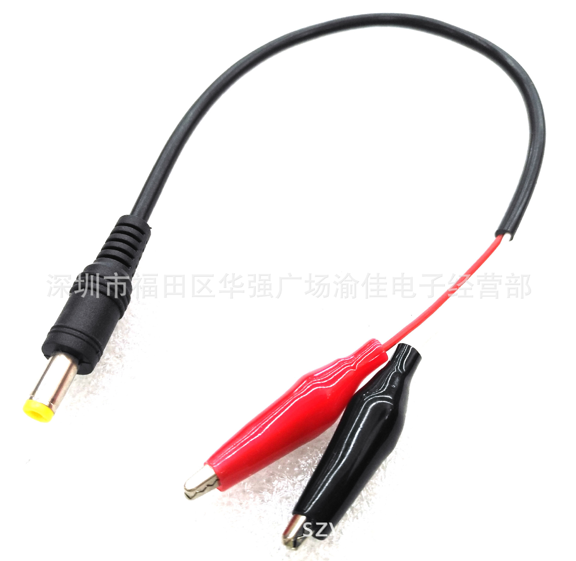 6V蓄电池连接线公母DC头鳄鱼夹子线12V电瓶转接连接音响配件