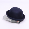 Demi-season woolen cute cap suitable for men and women, children's retro hat, family style