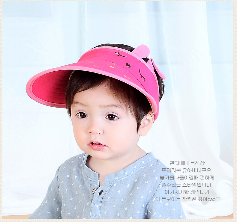 小兔大檐空顶帽_03