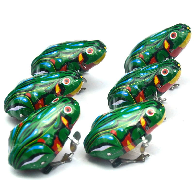 Wind-up toy for boys, frog, nostalgia, Birthday gift