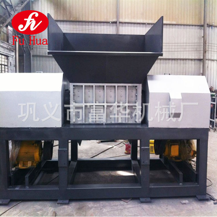 大型报废汽车壳破碎机 双轴废旧金属撕碎机 钢削铁刨花撕碎机