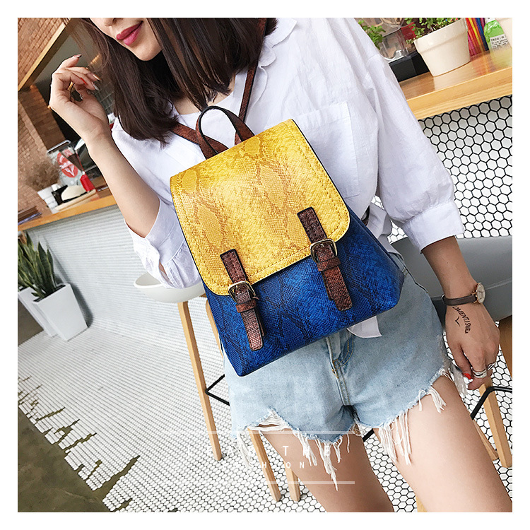 Korean version PUfashion bag (Pink)NHPB0249-Pink
