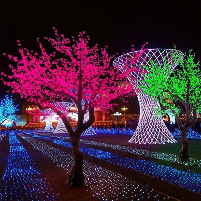 ���Ҷ������ִ�����ղ��õ����¿�LED��԰�������۵ƾ�����װ��