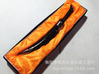 批發蒙古刀收藏擺飾小彎刀 影視武器道具匕首刀劍 未開刃